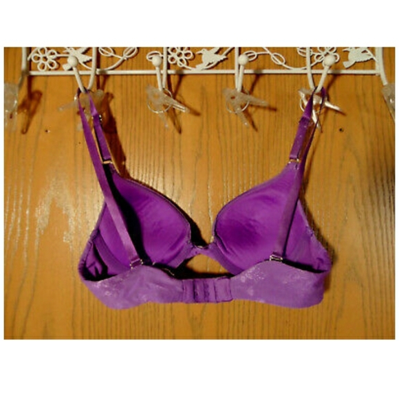 LILY OF FRANCE Ego Boost Bra 32A Purple OR Gray - Picture 4 of 12